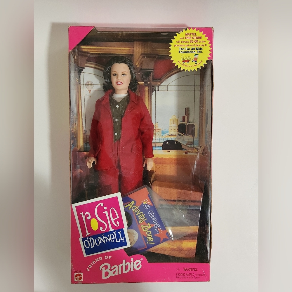 🌌 1999 Rosie O'Donnell Friend of Barbie (Vintage Doll) 143